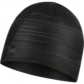 Тонкая теплая спортивная шапка BUFF HAT THERMONET REFIK BLACK
