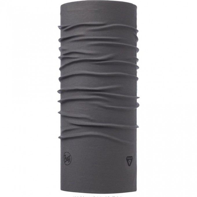 Тонкая зимняя бандана-трансформер BUFF SOLID GREY CASTLEROCK 115235.929.10.00
