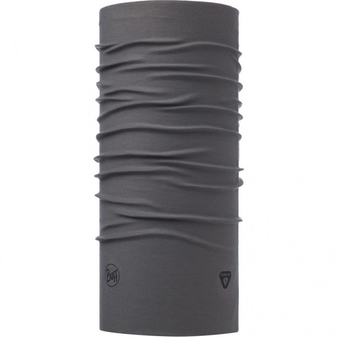 Тонкая зимняя бандана-трансформер BUFF THERMONET SOLID GREY CASTLEROCK 123209.929.10.00