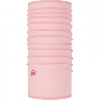 Тонкий шерстяной шарф-труба BUFF WOOL LIGHTWEIGHT SOLID LIGHT PINK