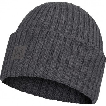 Вязаная шерстяная шапка BUFF HAT WOOL KNITTED ERVIN GREY