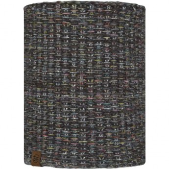 Вязаный шарф-труба с флисом Buff Neckwarmer Knitted Polar Grete Grey Castlerock