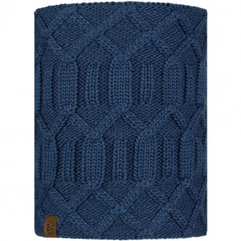 Вязаный шарф-труба с флисом BUFF NECKWARMER KNITTED POLAR SLAY ENSIGN BLUE