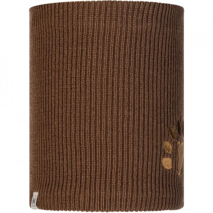 Вязаный шарф-труба с флисом детский BUFF NECKWARMER KNITTED POLAR FUNN BEAR FOSSIL 120868.311.10.00