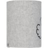 Вязаный шарф-труба с флисом детский BUFF NECKWARMER KNITTED POLAR FUNN GHOST CLOUD 120868.003.10.00